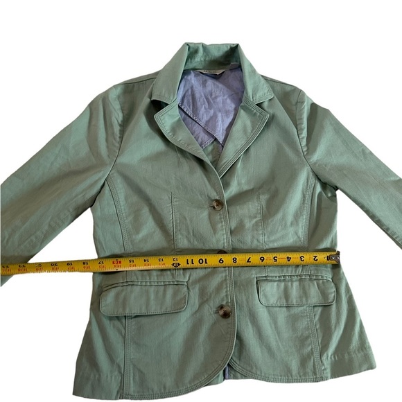 L.L. BEAN Women's Seafoam Green Blazer Jacket 3-Button Classic Size Small - Picture 14 of 17